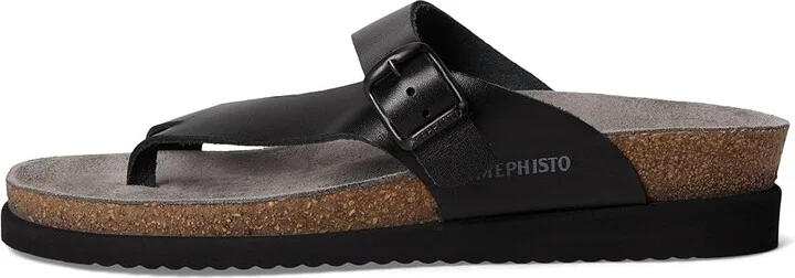 Mephisto Helen Women's Sandals Black Waxy Leather : EU 36 (US Women's 6) B - Medium, Leather/Suede - Image 7