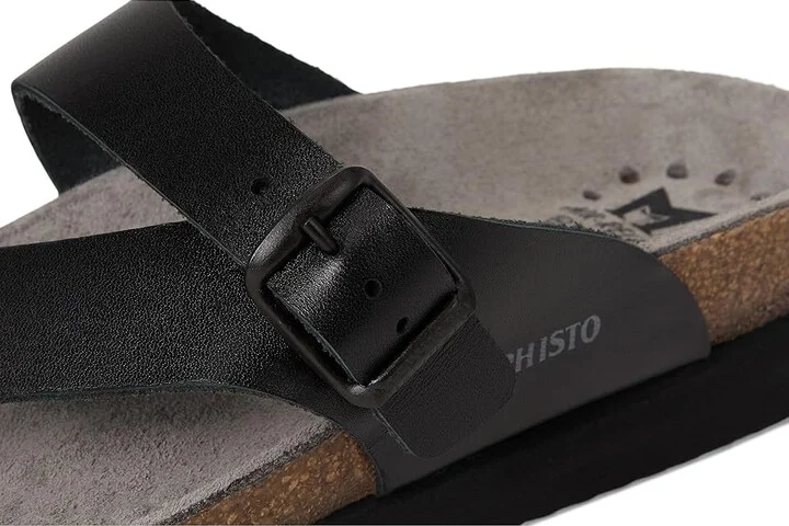 Mephisto Helen Women's Sandals Black Waxy Leather : EU 36 (US Women's 6) B - Medium, Leather/Suede - Image 8