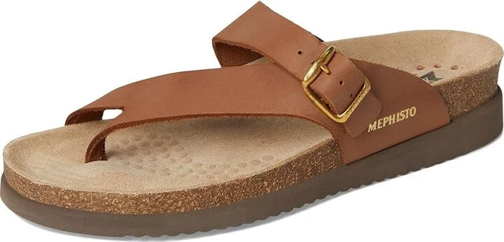 Mephisto Helen Women's Sandals Camel Scratch : EU 40 (US Women's 10) B - Medium, Leather/Suede - Image 5