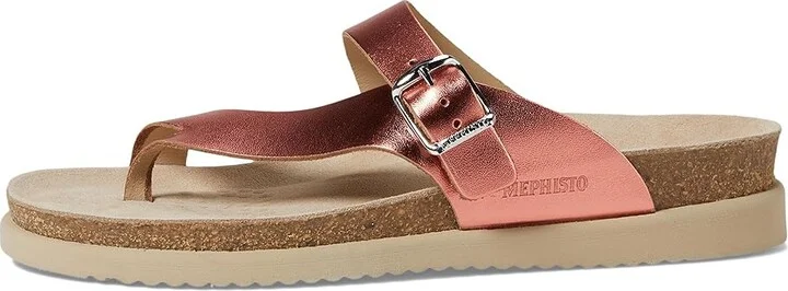 Mephisto Helen Women's Sandals Coral Vega : EU 41 (US Women's 11) B - Medium, Suede - Image 5