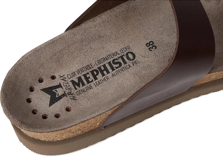 Mephisto Helen Women's Sandals Dark Brown Waxy Leather : EU 35 (US Women's 5) B - Medium, Leather/Suede - Image 8