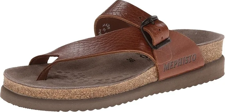 Mephisto Helen Women's Sandals Desert Buffalo Leather (Tan Grain) : EU 40 (US Women's 10) B - Medium, Leather/Suede - Image 2