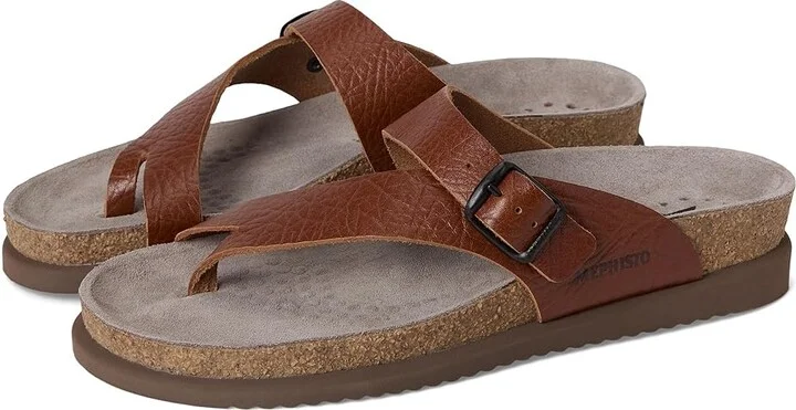 Mephisto Helen Women's Sandals Desert Buffalo Leather (Tan Grain) : EU 40 (US Women's 10) B - Medium, Leather/Suede
