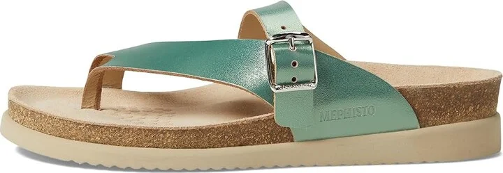 Mephisto Helen Women's Sandals Green Vega : EU 35 (US Women's 5) B - Medium, Suede - Image 5
