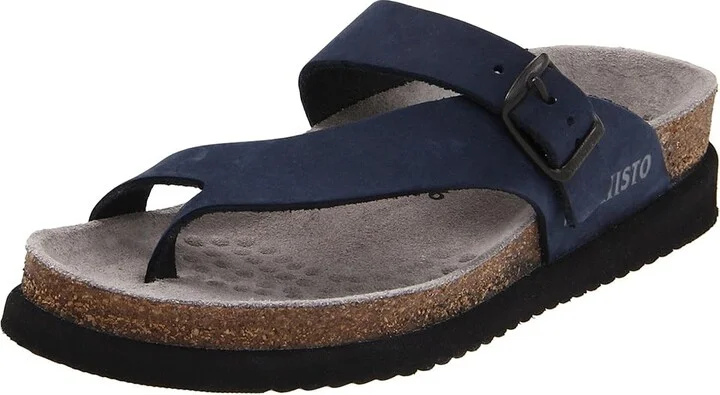 Mephisto Helen Women's Sandals Navy Nubuck : EU 37 (US Women's 7) B - Medium, Leather/Suede - Image 2