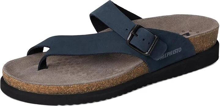 Mephisto Helen Women's Sandals Navy Nubuck : EU 37 (US Women's 7) B - Medium, Leather/Suede - Image 6