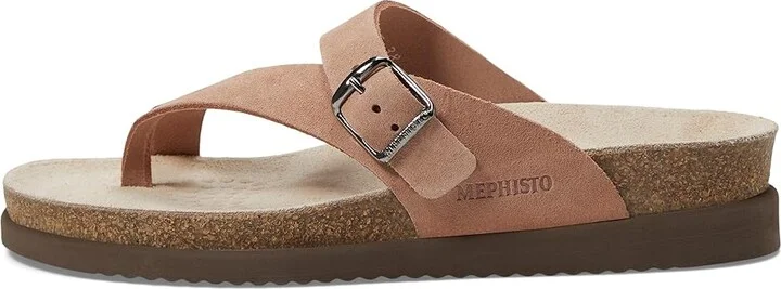 Mephisto Helen Women's Sandals Old Pink Suede : EU 39 (US Women's 9) B - Medium - Image 5