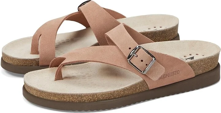 Mephisto Helen Women's Sandals Old Pink Suede : EU 39 (US Women's 9) B - Medium