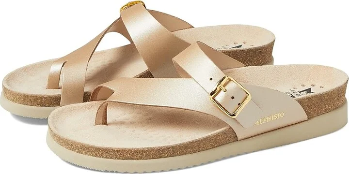 Mephisto Helen Women's Sandals Platinum Perla : EU 39 (US Women's 9) B - Medium, Suede