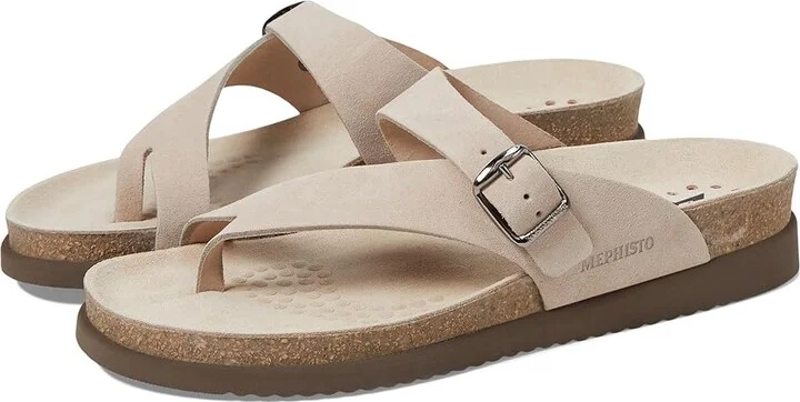 Mephisto Helen Women's Sandals Sand Suede : EU 40 (US Women's 10) B - Medium