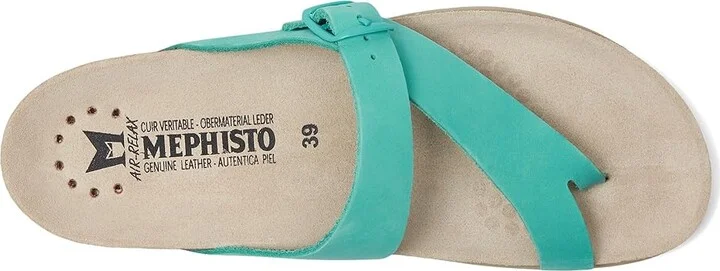 Mephisto Helen Women's Sandals Turquoise : EU 36 (US Women's 6) B - Medium, Suede - Image 2