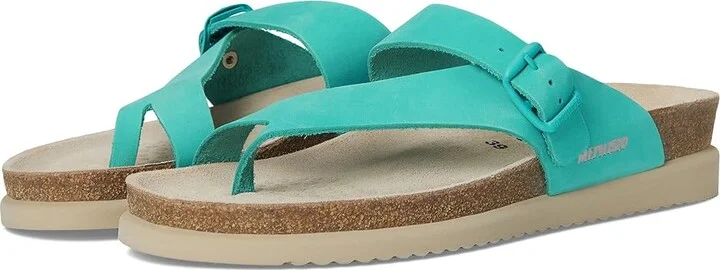 Mephisto Helen Women's Sandals Turquoise : EU 36 (US Women's 6) B - Medium, Suede