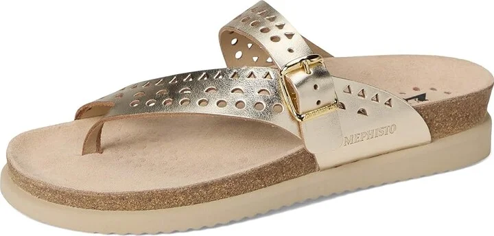 Mephisto Helena Perf Women's Sandals Gold Vega : EU 40 (US Women's 10) B - Medium, Leather - Image 5