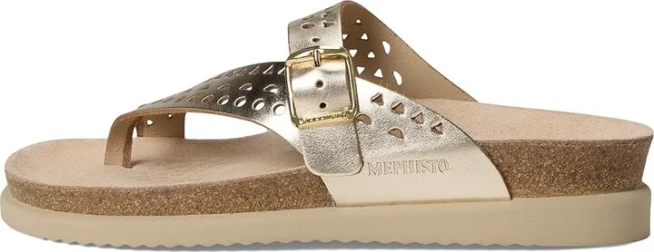 Mephisto Helena Perf Women's Sandals Gold Vega : EU 40 (US Women's 10) B - Medium, Leather - Image 6