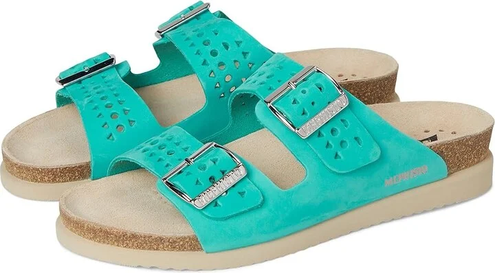 Mephisto Hester Perf Women's Sandals Turquoise : EU 37 (US Women's 7) B - Medium, Leather