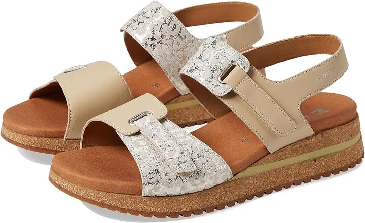 Mephisto Jade 1 Women's Sandals Taupe : EU 40 (US Women's 10) B - Medium, Leather