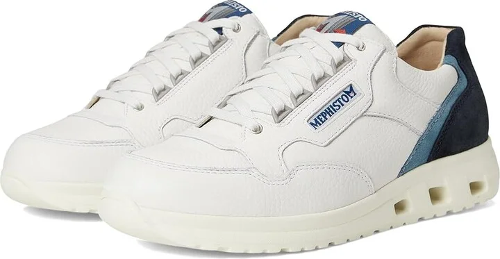 Mephisto Jansen Men's Lace-up Boots White : EU 43.5 (US Men's 9.5) D - Medium, Suede