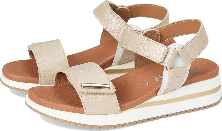 Mephisto Jeanie Women's Sandals Beige : EU 35 (US Women's 5) B - Medium, Leather