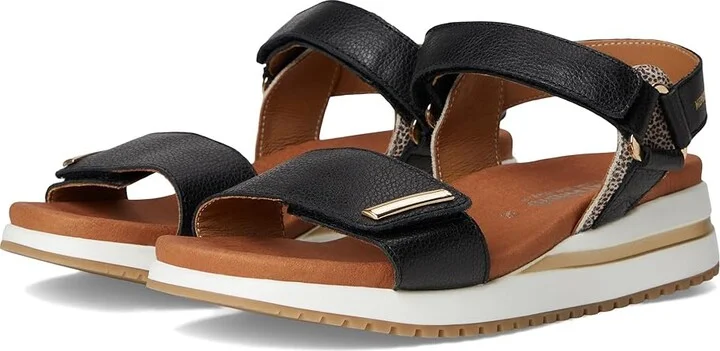Mephisto Jeanie Women's Sandals Black : EU 36 (US Women's 6) B - Medium, Leather