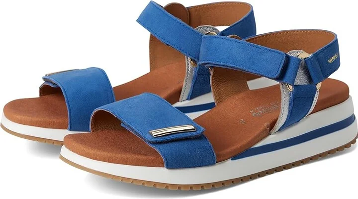 Mephisto Jeanie Women's Sandals Denim : EU 35 (US Women's 5) B - Medium, Leather