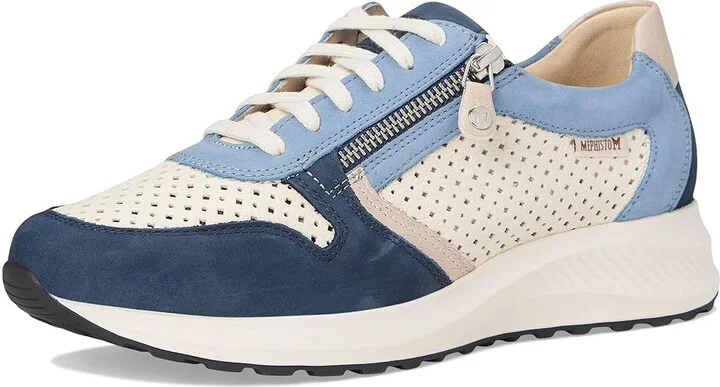 Mephisto Kim Perf Women's Shoes Jeans Blue : EU 38.5 (US Women's 8.5) B - Medium, Leather - Image 5