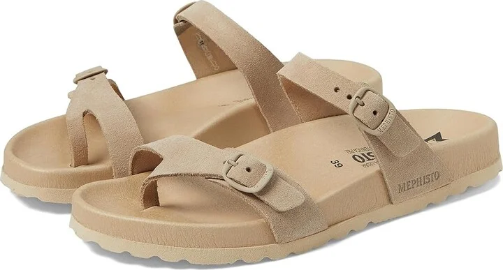 Mephisto Kristal Women's Shoes Light Sand Suede : EU 36 (US Women's 6) B - Medium