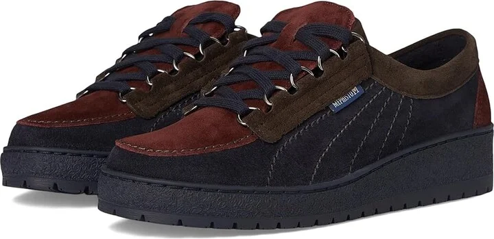 Mephisto Lady Women's Lace up casual Shoes Blue Velours : EU 39 (US Women's 9) B - Medium, Nubuck/Suede