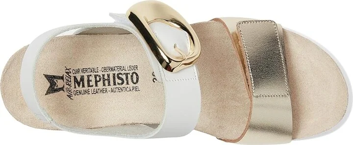 Mephisto Leandre Women's Sandals Gold Vega : EU 38 (US Women's 8) B - Medium, Leather - Image 2