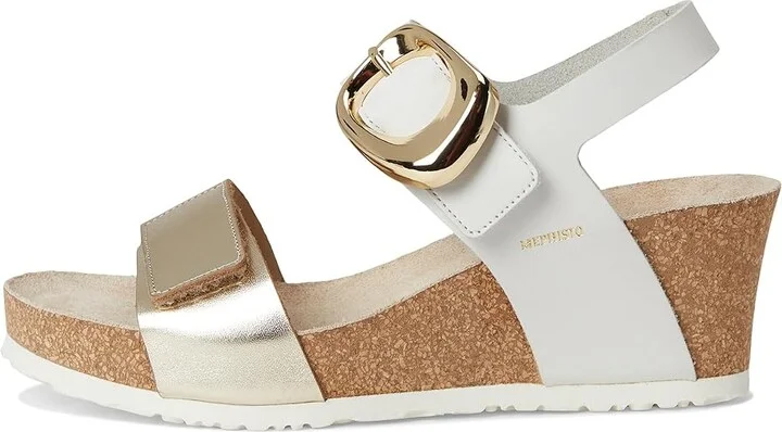 Mephisto Leandre Women's Sandals Gold Vega : EU 38 (US Women's 8) B - Medium, Leather - Image 6