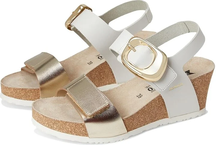 Mephisto Leandre Women's Sandals Gold Vega : EU 38 (US Women's 8) B - Medium, Leather