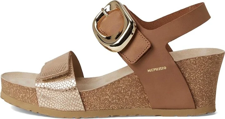 Mephisto Leandre Women's Sandals Light Sand : EU 42 (US Women's 12) B - Medium, Leather - Image 6