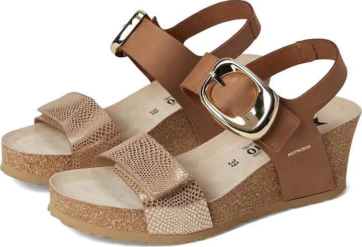 Mephisto Leandre Women's Sandals Light Sand : EU 42 (US Women's 12) B - Medium, Leather