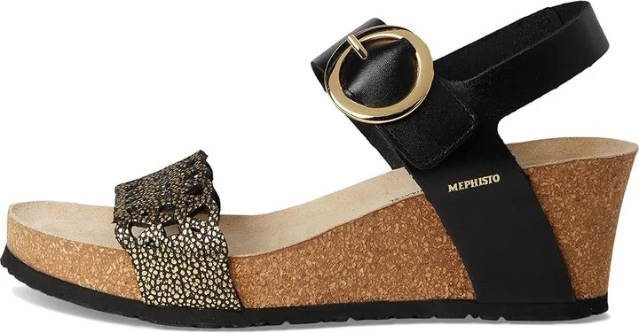 Mephisto Lee Women's Sandals Gold Condor : EU 36 (US Women's 6) B - Medium, Leather - Image 6