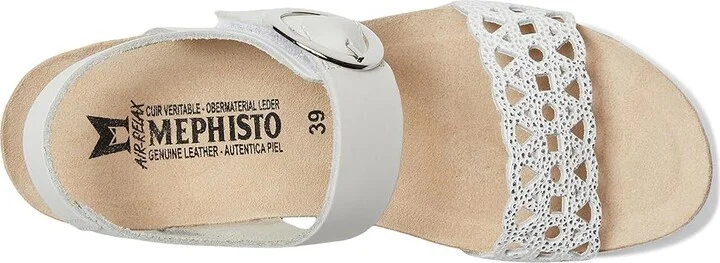 Mephisto Lee Women's Sandals Silver Condor : EU 40 (US Women's 10) B - Medium, Leather - Image 2