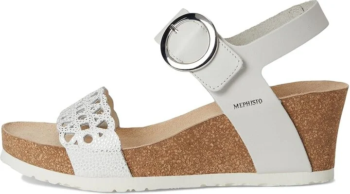 Mephisto Lee Women's Sandals Silver Condor : EU 40 (US Women's 10) B - Medium, Leather - Image 6