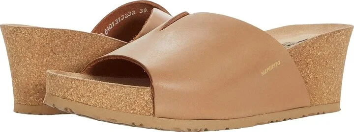 Mephisto Lisane Women's Shoes Camel Scratch : EU 39 (US Women's 9) B - Medium, Leather