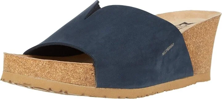 Mephisto Lisane Women's Shoes Navy Sandalbuck : EU 41 (US Women's 11) B - Medium, Leather - Image 2