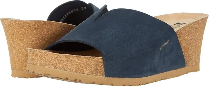 Mephisto Lisane Women's Shoes Navy Sandalbuck : EU 41 (US Women's 11) B - Medium, Leather