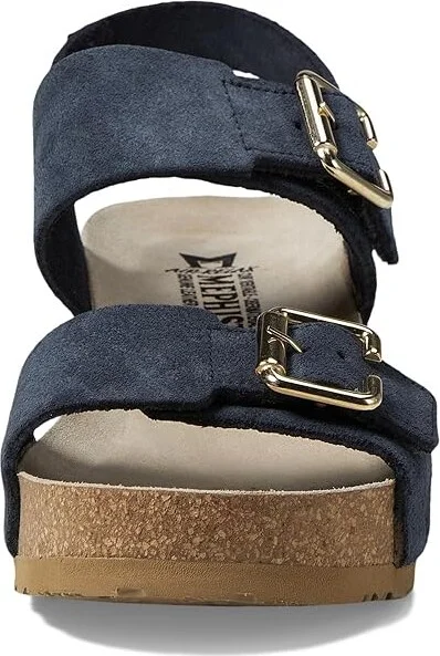 Mephisto Lissandra Women's Wedge Shoes Deep Blue : EU 36 (US Women's 6) B - Medium, Leather - Image 2