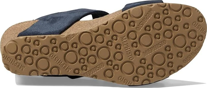 Mephisto Lissandra Women's Wedge Shoes Deep Blue : EU 36 (US Women's 6) B - Medium, Leather - Image 3