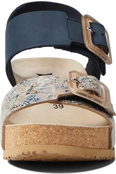 Mephisto Lissia Women's Shoes Navy Sandalbuck Combo : EU 39 (US Women's 9) B - Medium, Leather - Image 2