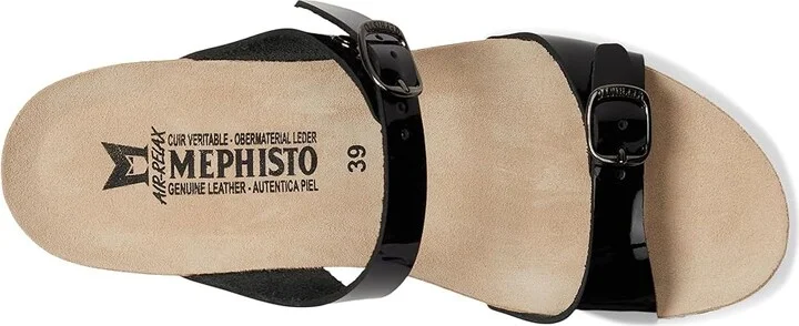 Mephisto Luisa 1 Women's Sandals Black : EU 40 (US Women's 10) B - Medium, Leather - Image 2