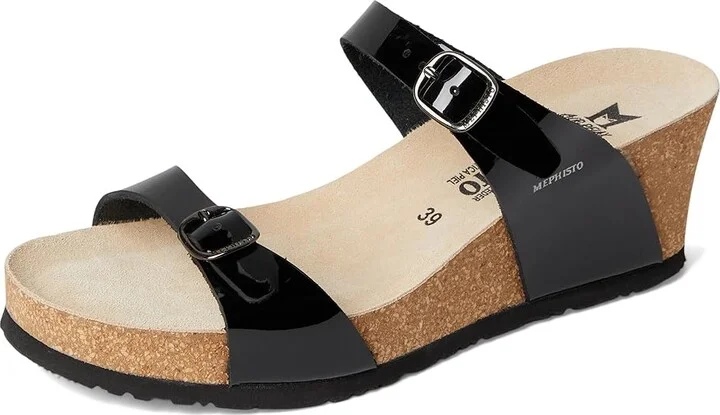 Mephisto Luisa 1 Women's Sandals Black : EU 40 (US Women's 10) B - Medium, Leather - Image 5