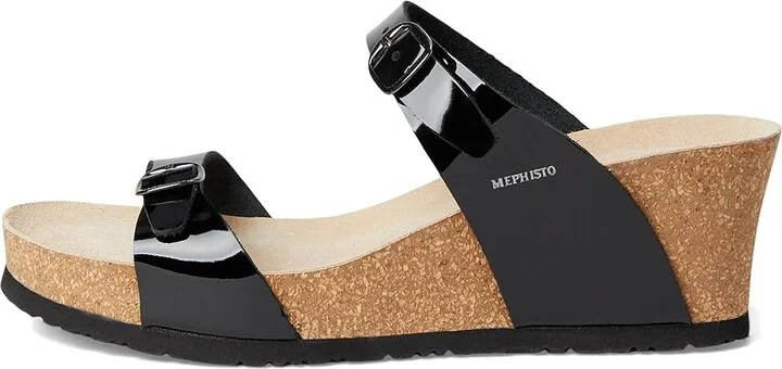 Mephisto Luisa 1 Women's Sandals Black : EU 40 (US Women's 10) B - Medium, Leather - Image 6