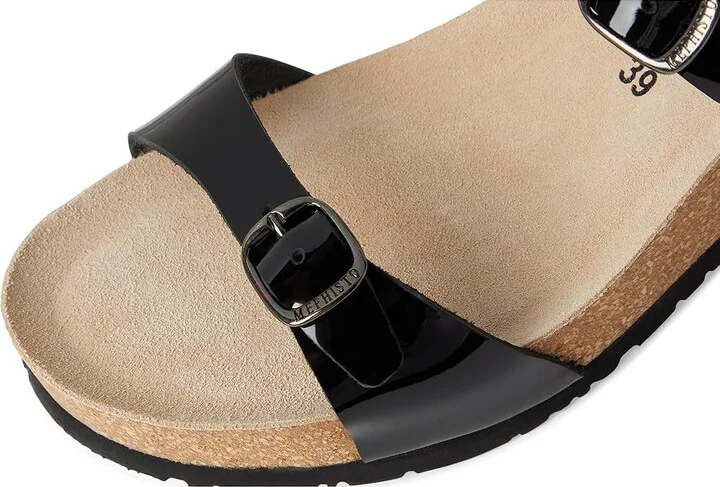 Mephisto Luisa 1 Women's Sandals Black : EU 40 (US Women's 10) B - Medium, Leather - Image 7