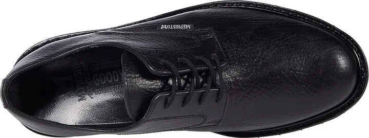 Mephisto Marlon Men's Plain Toe Shoes Black Mamouth : EU 42 (US Men's 8) D - Medium, Nubuck - Image 2