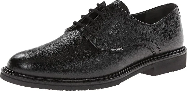 Mephisto Marlon Men's Plain Toe Shoes Black Pebble Grain Leather : EU 41 (US Men's 7) D - Medium - Image 2