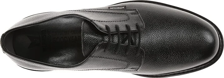 Mephisto Marlon Men's Plain Toe Shoes Black Pebble Grain Leather : EU 41 (US Men's 7) D - Medium - Image 3