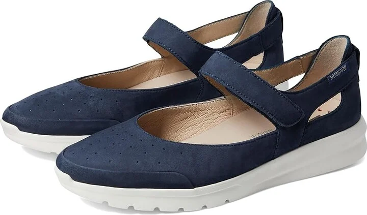 Mephisto Marsia Women's Shoes Jeans Blue : EU 40 (US Women's 10) B - Medium, Leather/Rubber