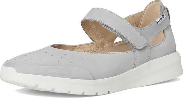 Mephisto Marsia Women's Shoes Light Grey : EU 38.5 (US Women's 8.5) B - Medium, Leather/Rubber - Image 5